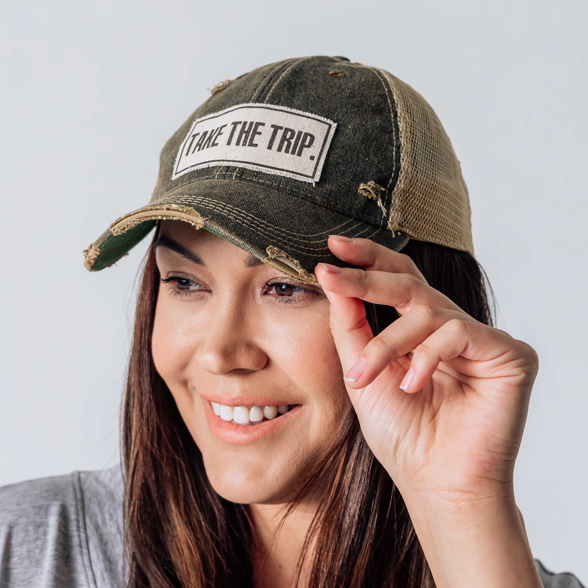 Old fashioned baseball store hats