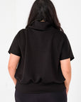Escape Cowl Neck, Cap Sleeve Top - UrbanUndercover
