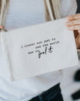 Heavy Canvas Accessory Bag - Travel to Feel it. - UrbanUndercover