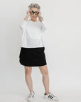 Pima Cotton Boat Neck Luxe Plain T-Shirt - UrbanUndercover
