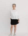 Pima Cotton Boat Neck Luxe Plain T-Shirt - UrbanUndercover