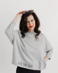 Pima Cotton Boat Neck Luxe T-Shirt - Take The Trip - UrbanUndercover