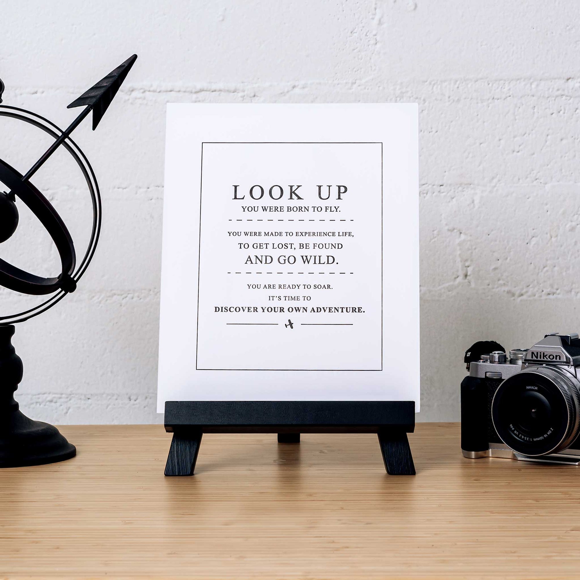 Travel Print - Look Up, You Were Born to Fly - UrbanUndercover