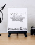 Travel Print - Why Do You Go Away? - UrbanUndercover