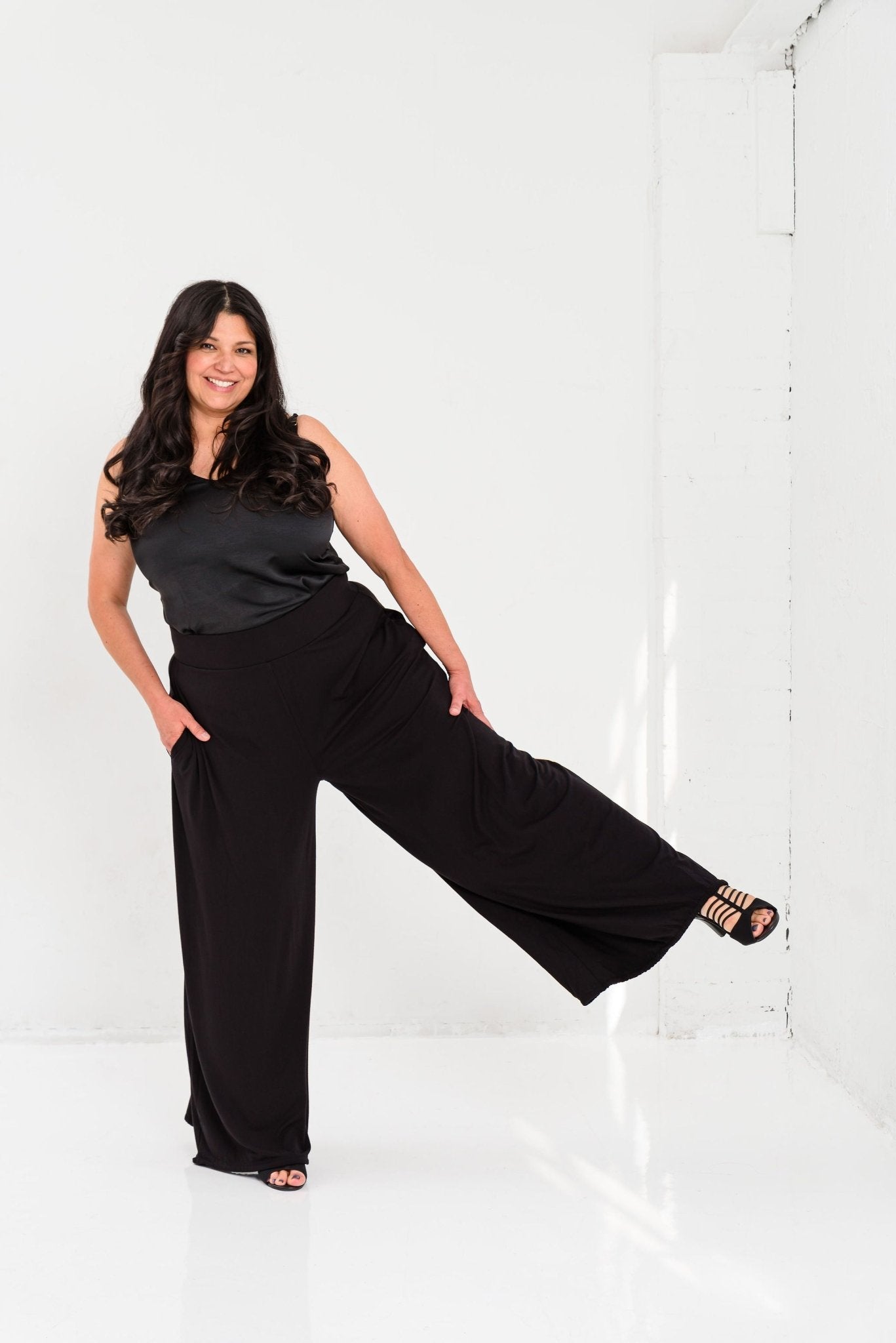 Traveler Wide Leg, Tie Bottom Pant - UrbanUndercover