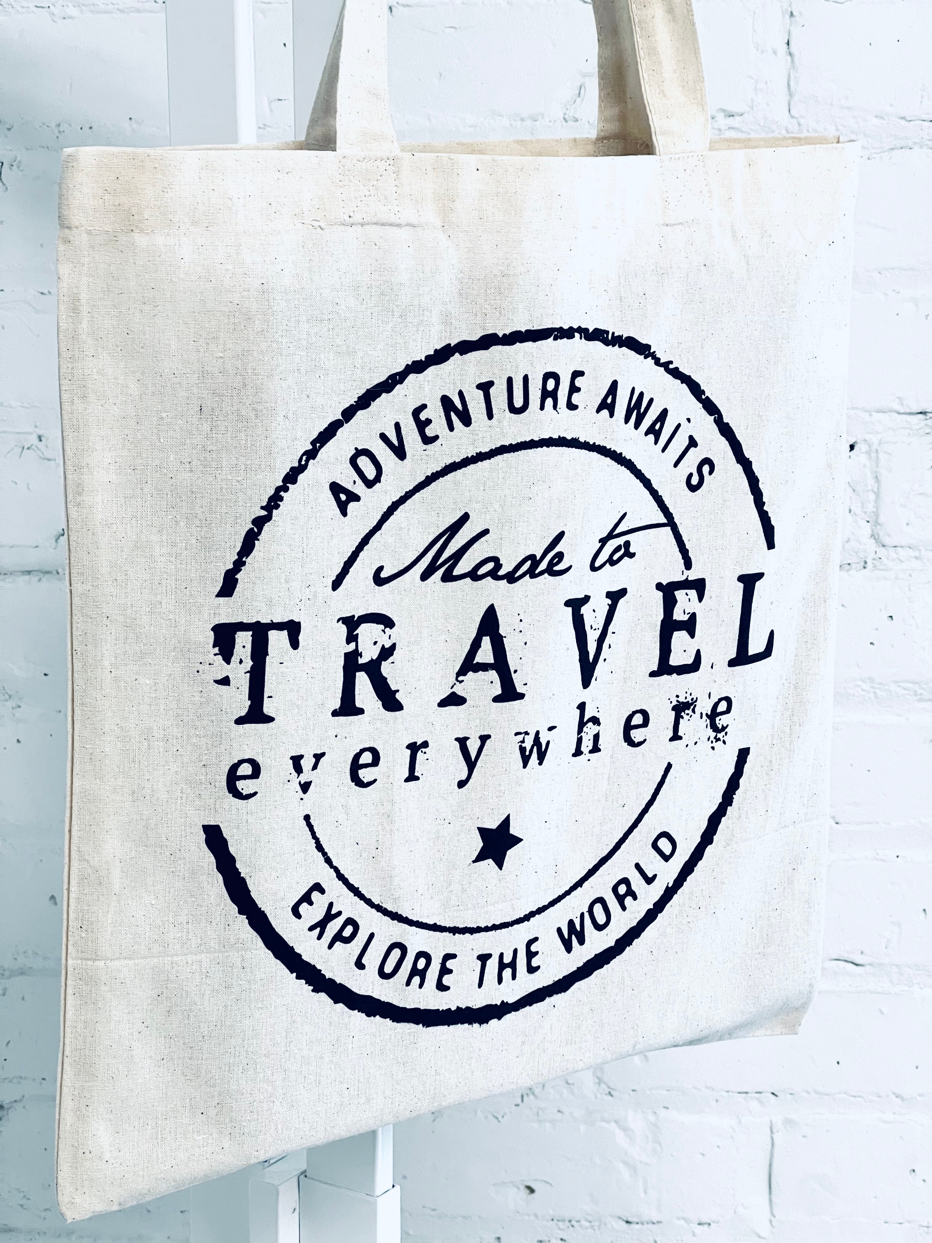 Small Tote - Traveler Stamp