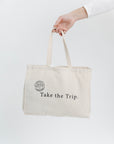 Large Canvas Tote - Take the Trip