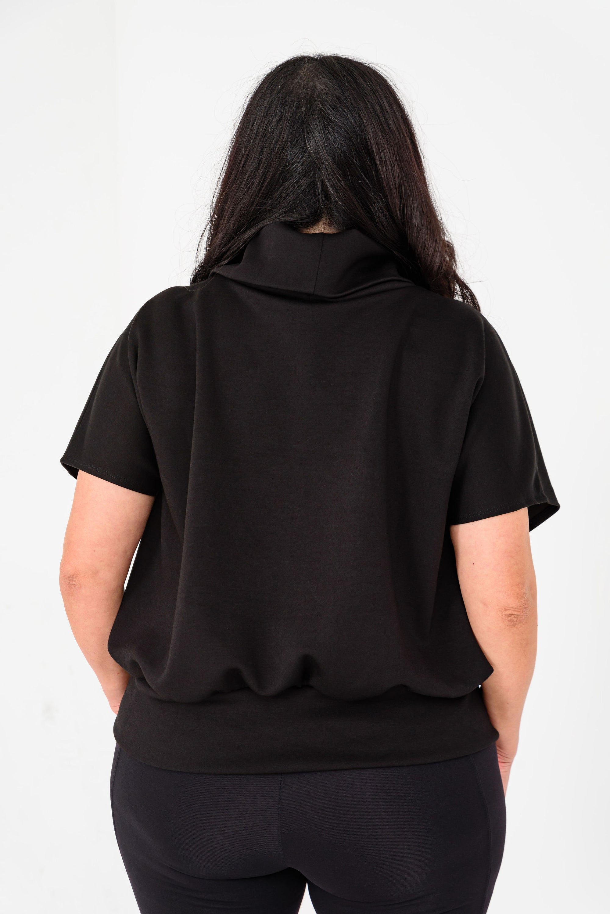 Escape Cowl Neck, Cap Sleeve Top