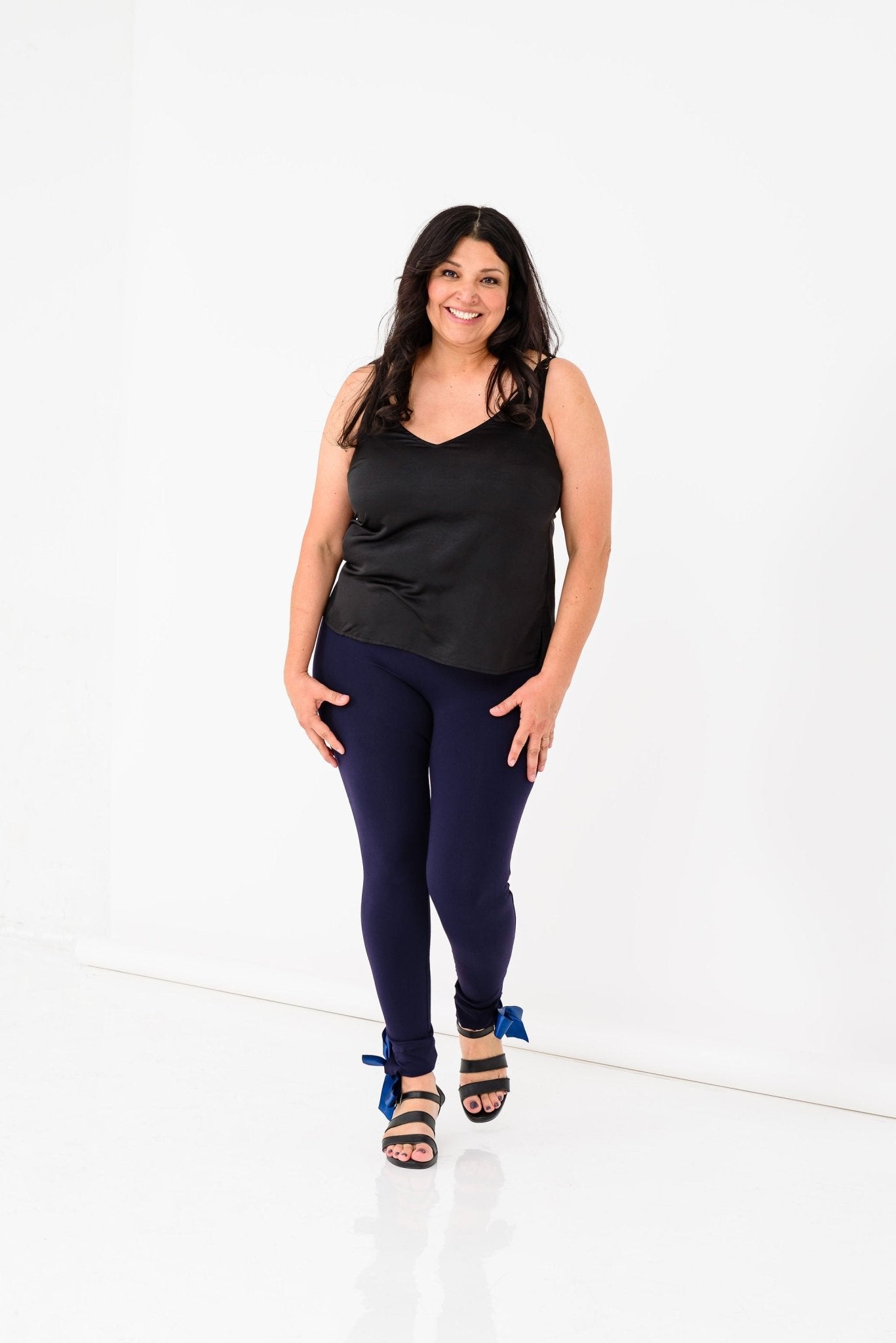 Compression Leggings with Removable Ribbons - UrbanUndercover