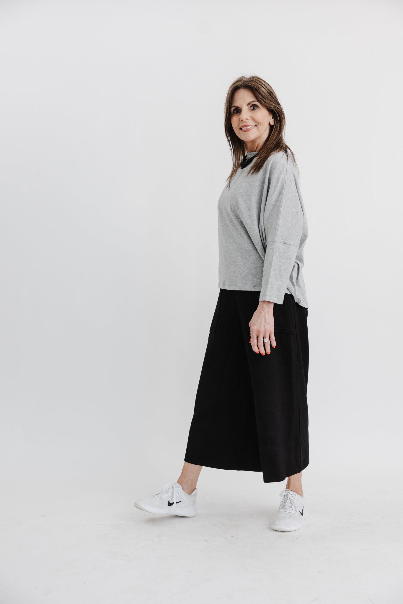 Pima Cotton Boat Neck Luxe Plain T-Shirt - UrbanUndercover