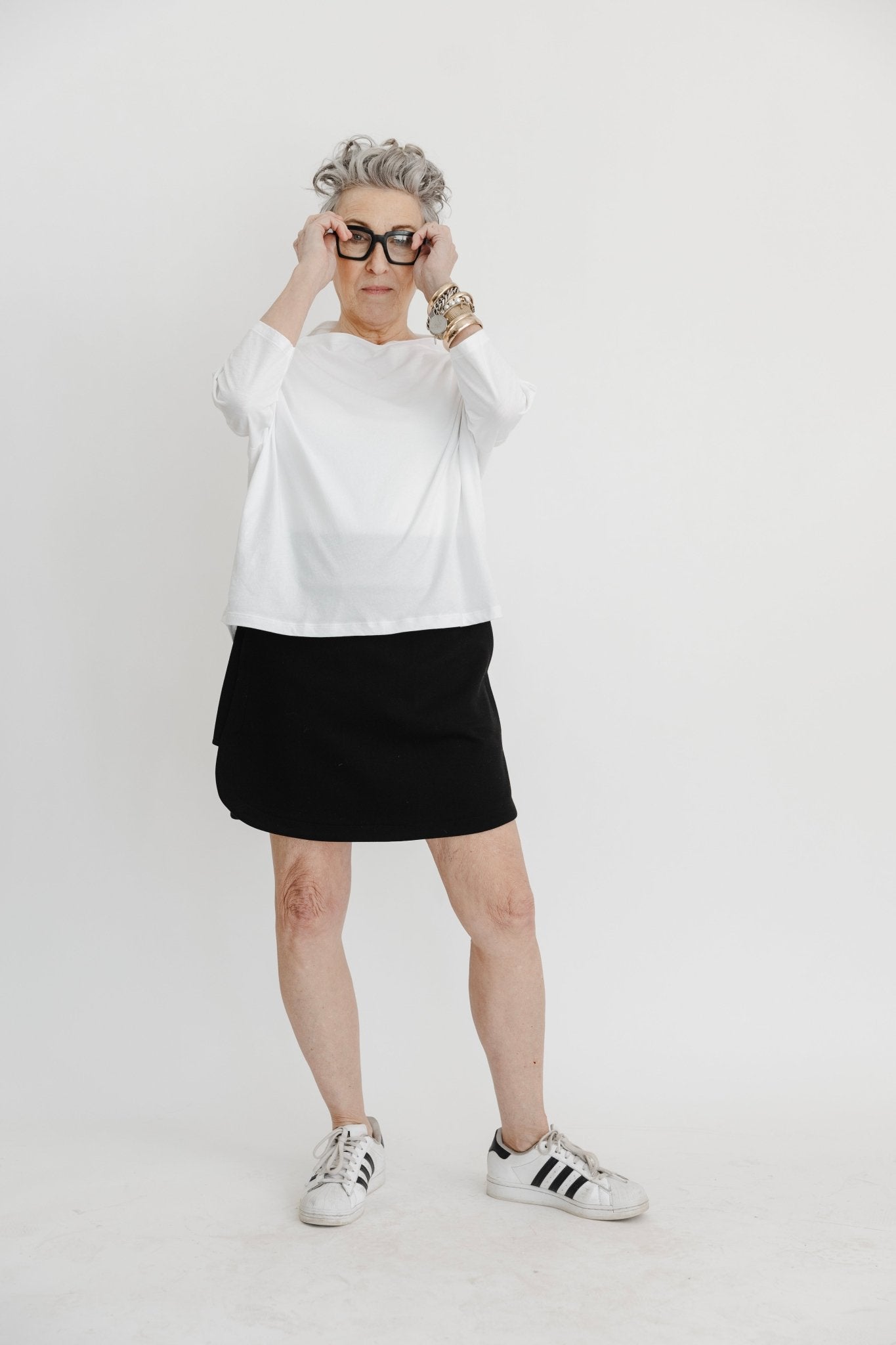 Pima Cotton Boat Neck Luxe Plain T-Shirt - UrbanUndercover