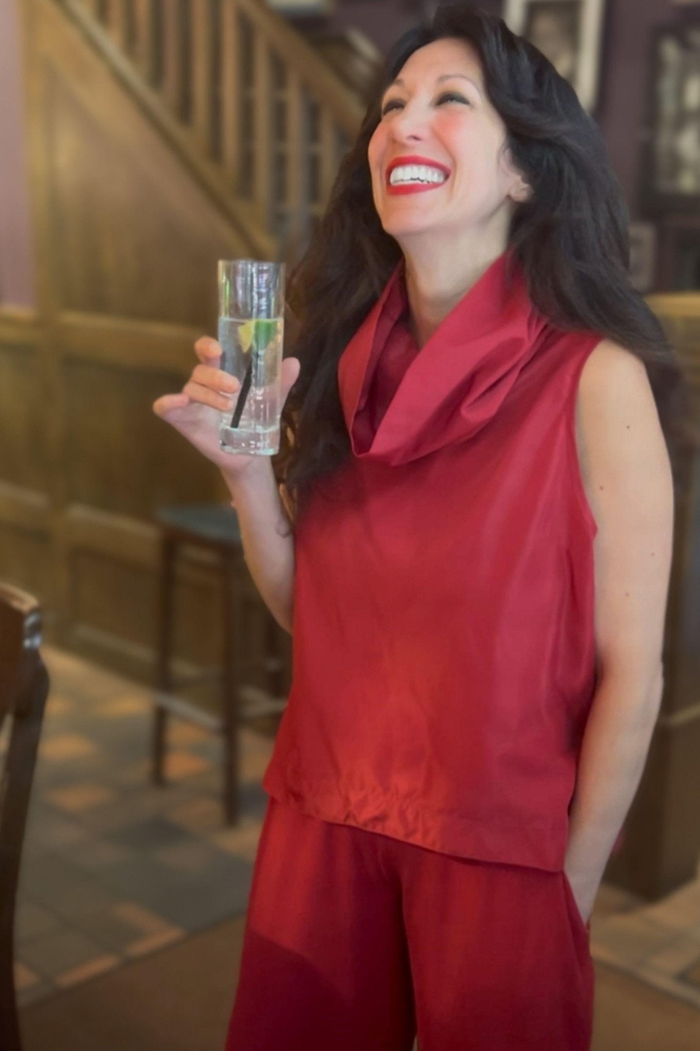 Roam Sleeveless Cowl Neck - UrbanUndercover