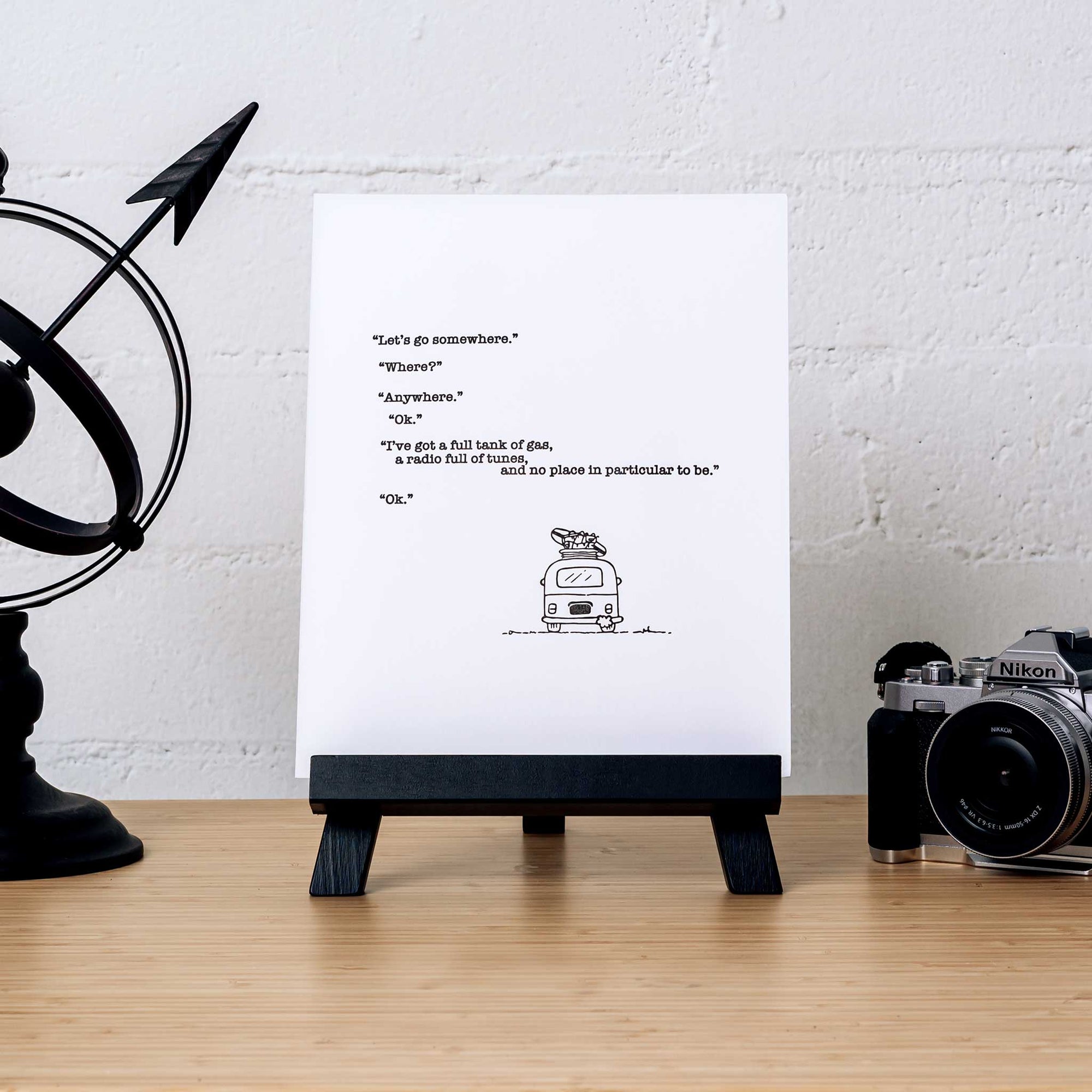 Travel Print - Let&#39;s Go Somewhere - UrbanUndercover