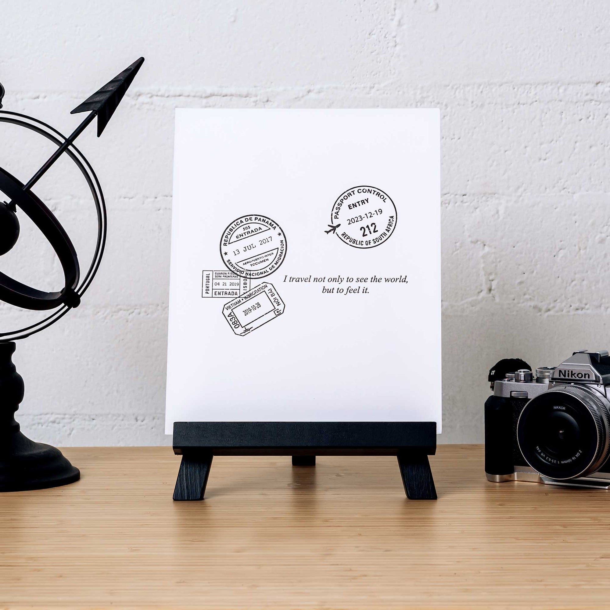 Travel Print - Travel to Feel the World - UrbanUndercover
