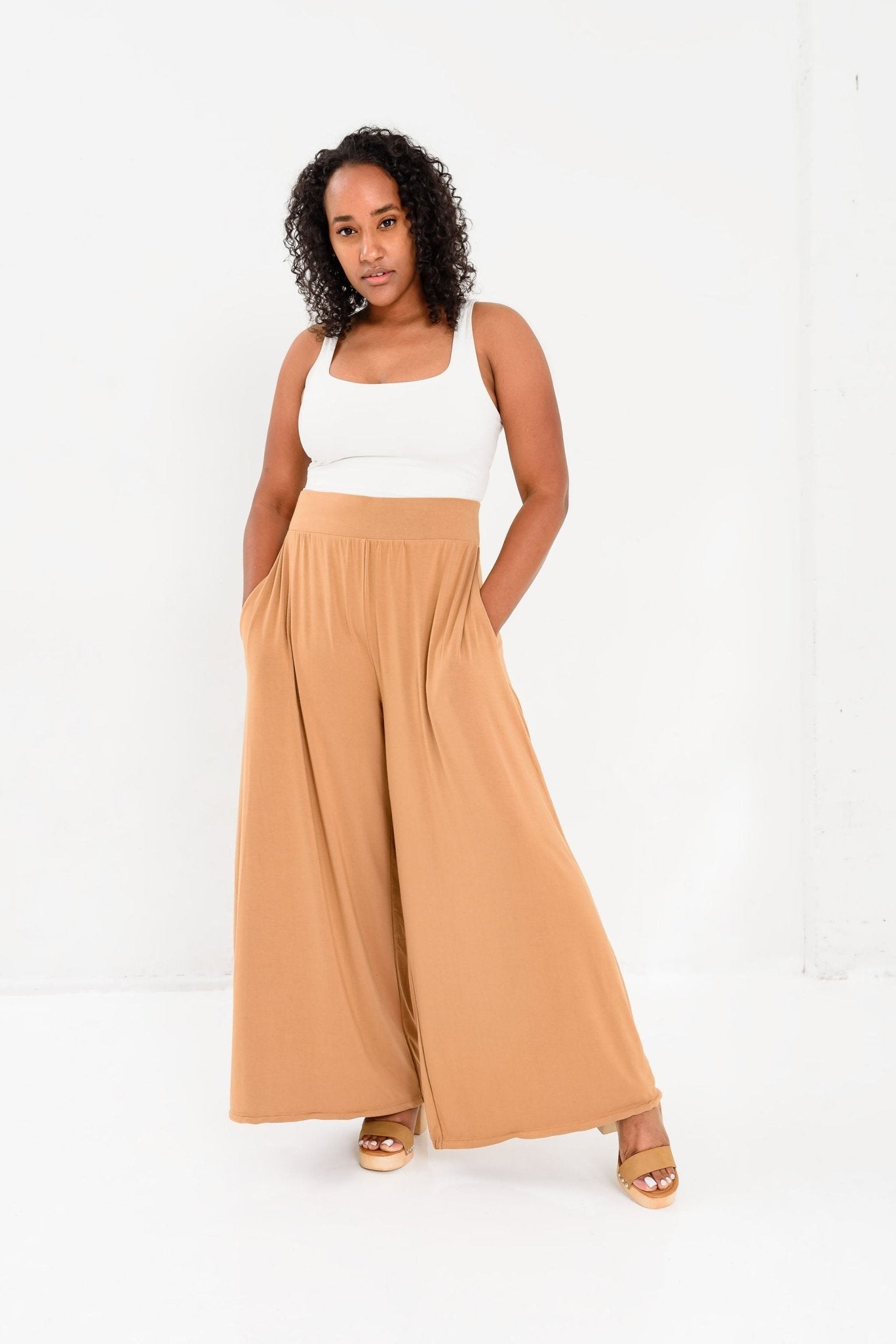 Traveler Wide Leg, Tie Bottom Pant - UrbanUndercover