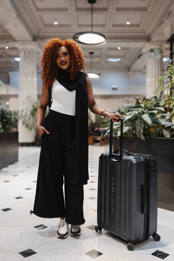 Traveler Wide Leg, Tie Bottom Pant