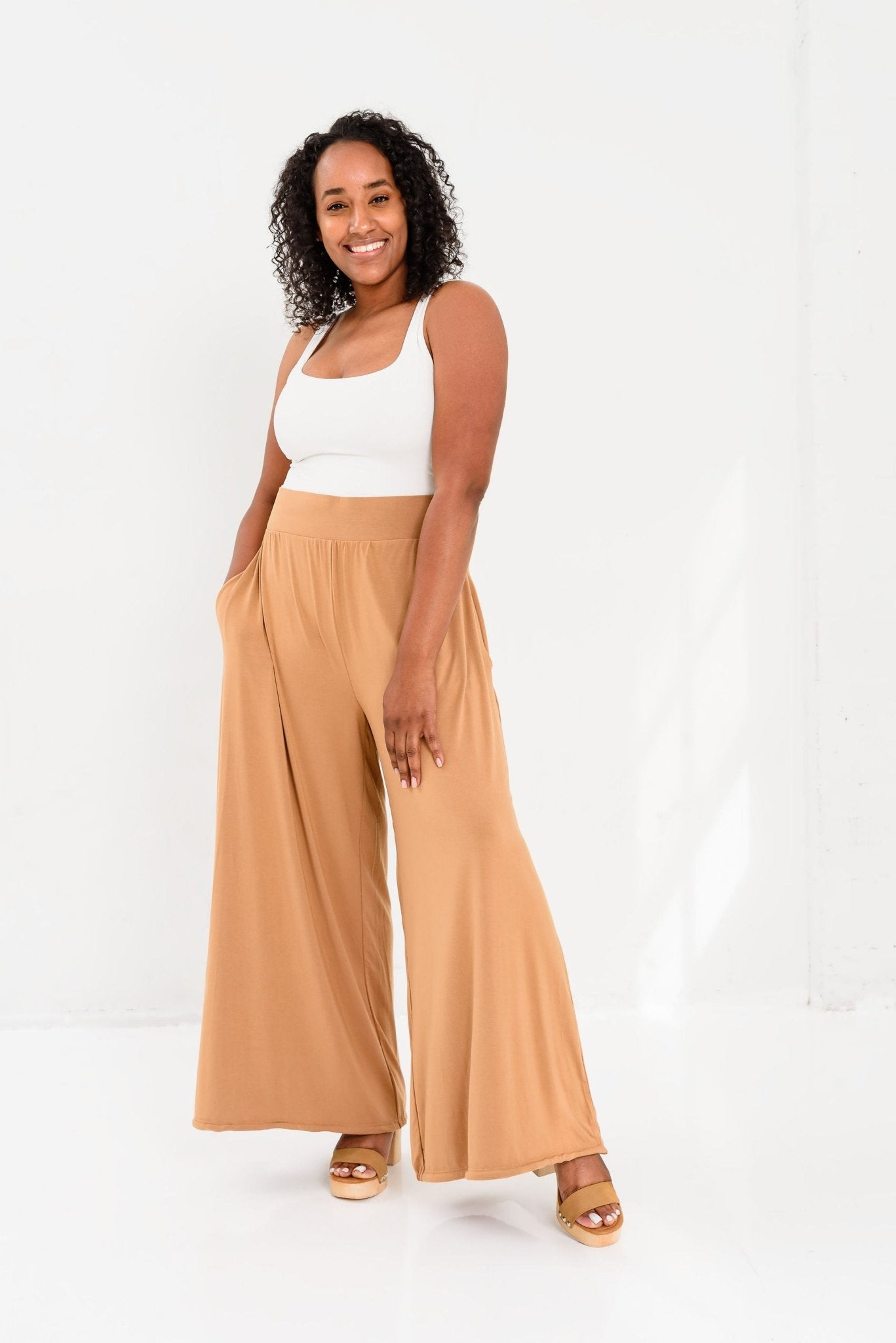 Traveler Wide Leg, Tie Bottom Pant - UrbanUndercover