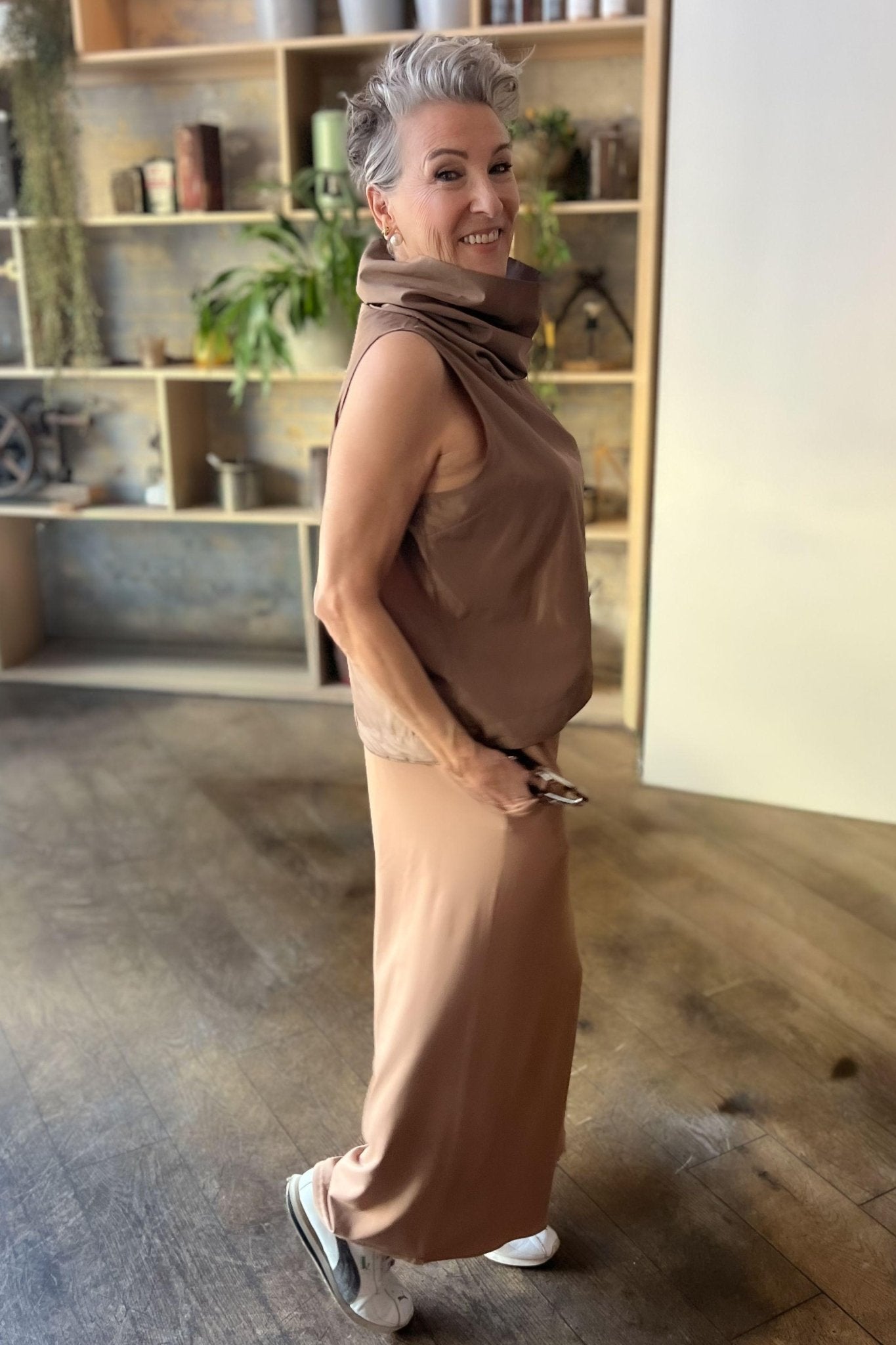 Traveler Wide Leg, Tie Bottom Pant - UrbanUndercover