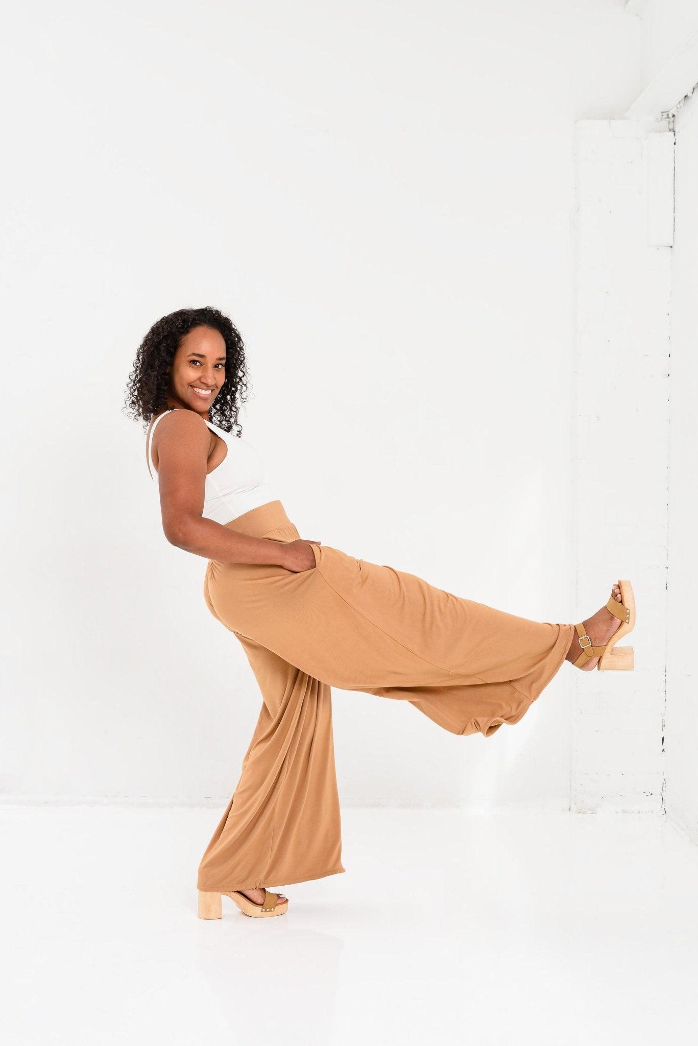 Traveler Wide Leg, Tie Bottom Pant - UrbanUndercover